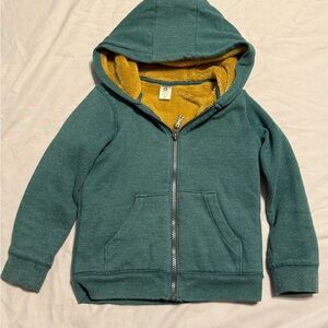 Kids Lined Hoodie - Green